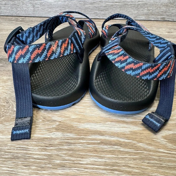 Chaco Z2 classics static eclipse Blue‎ Coral Hiking Sandal Size 9 - Picture 5 of 11
